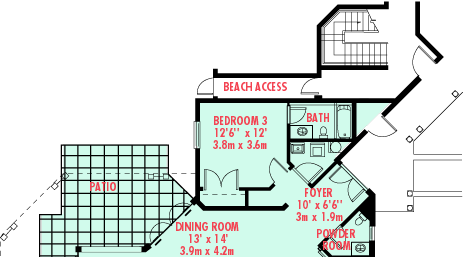 Unit Be Floorplan